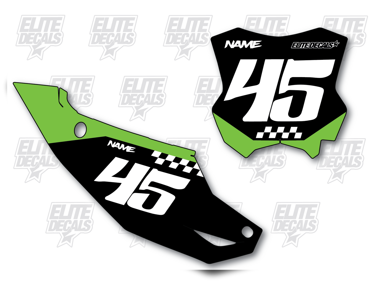 Kawasaki Number Plates 5.1