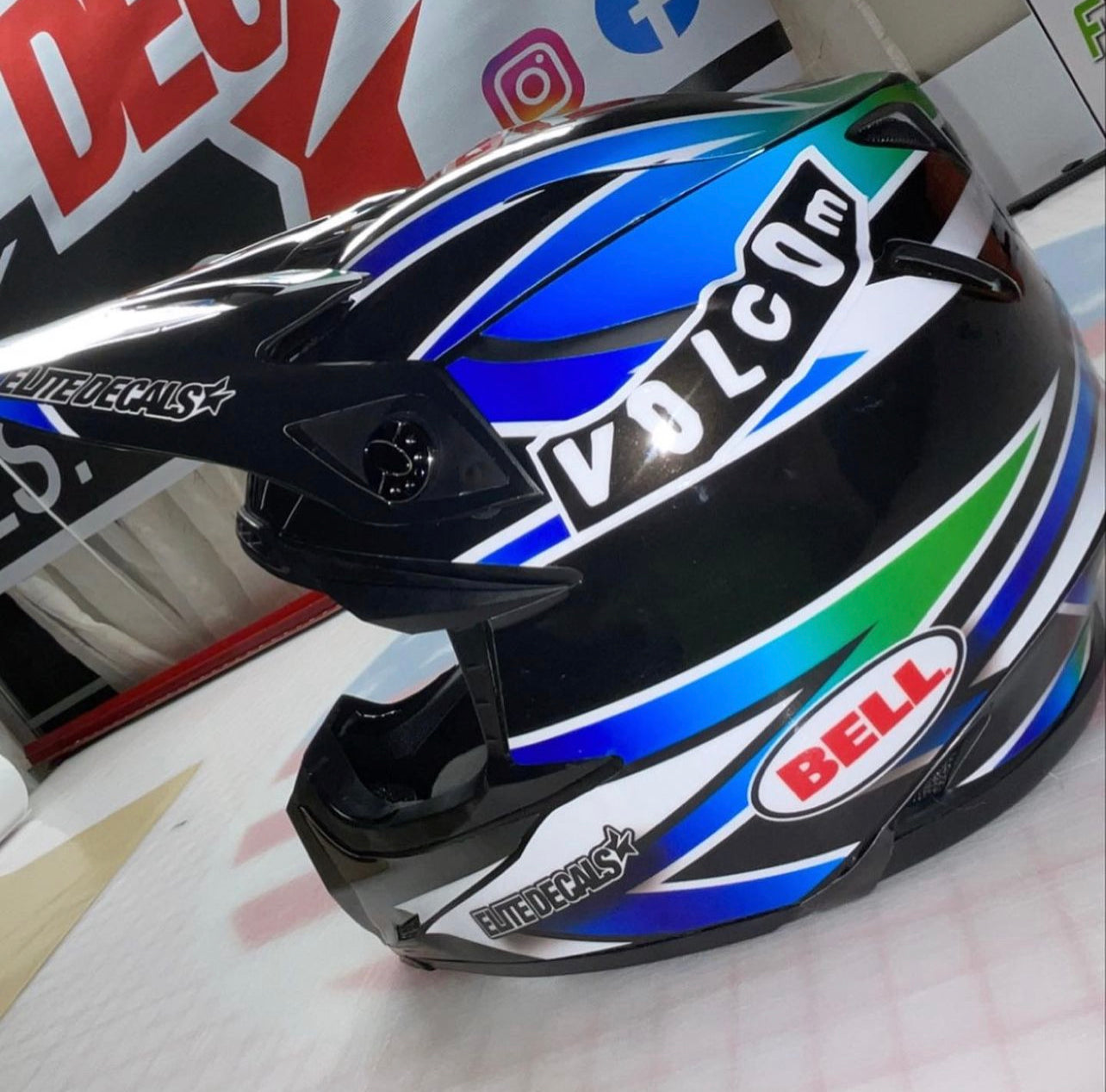 Custom Helmet Wraps