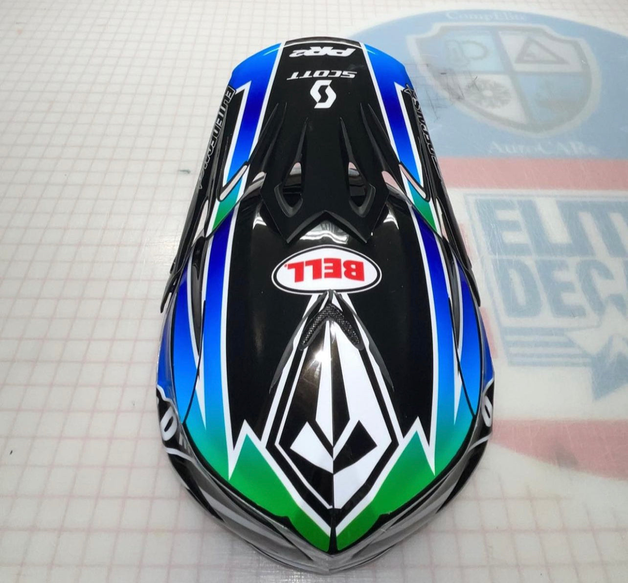 Custom Helmet Wraps