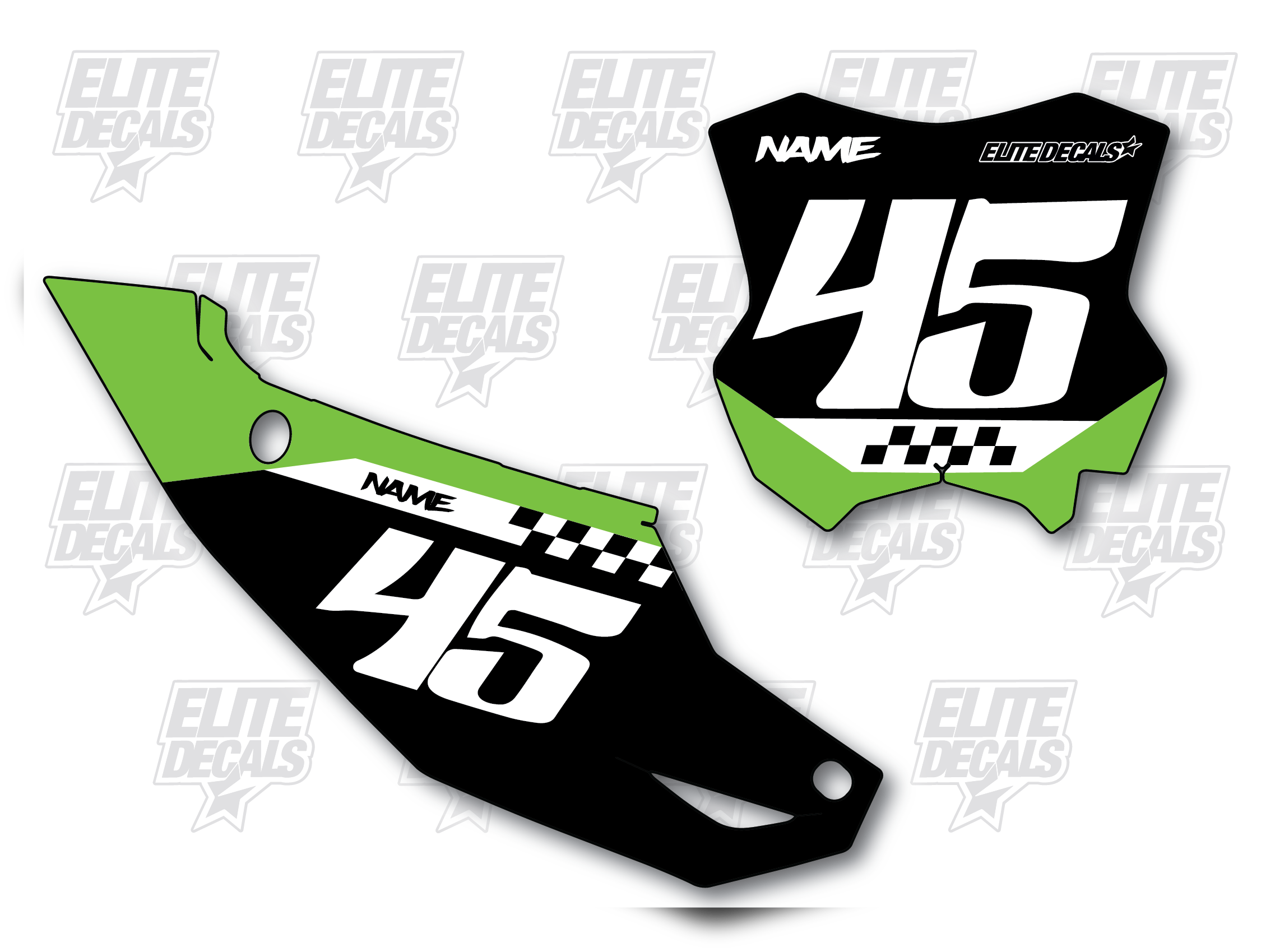 Kawasaki Number Plates 5.0