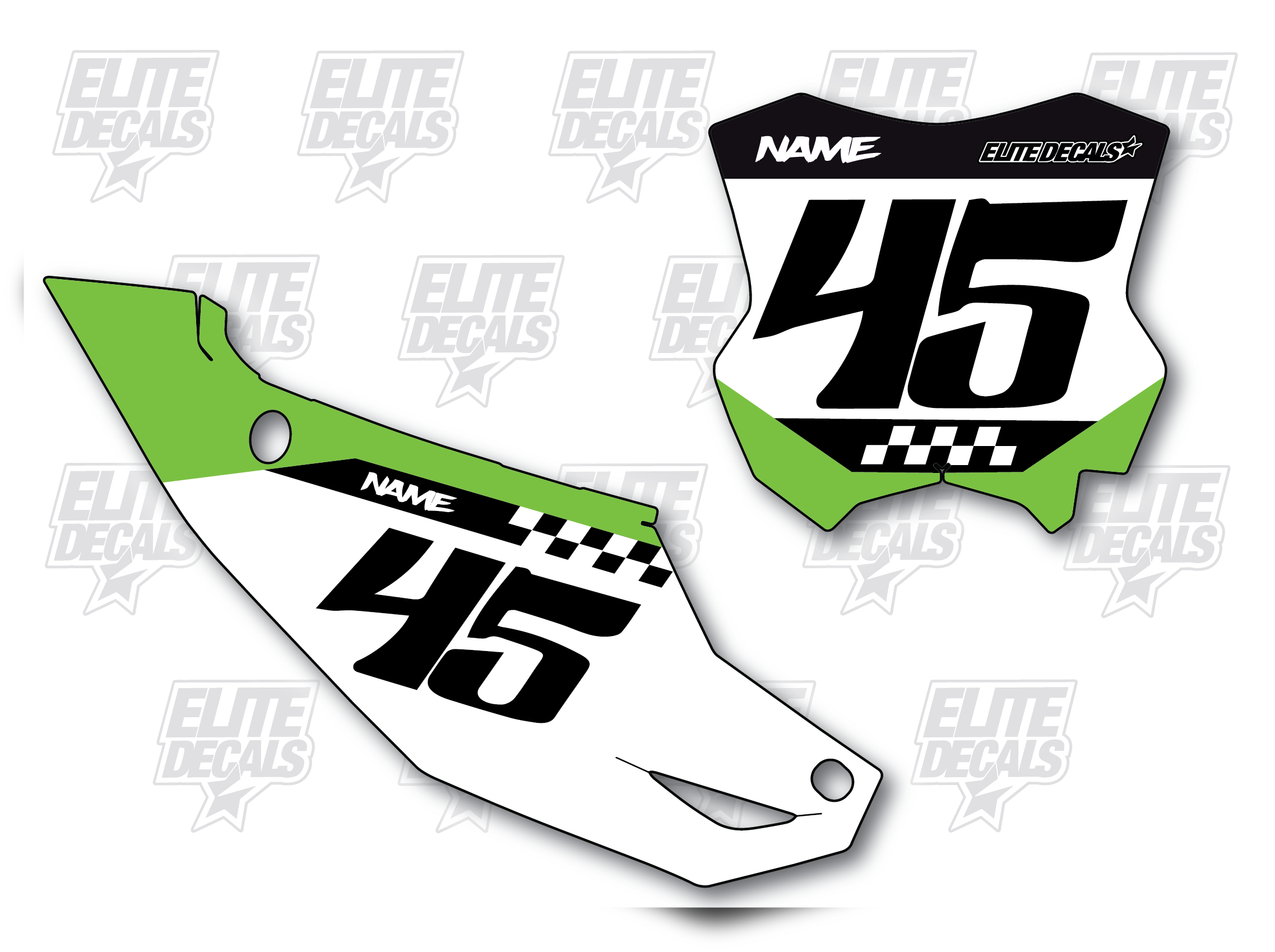 Kawasaki Number Plates 5.0