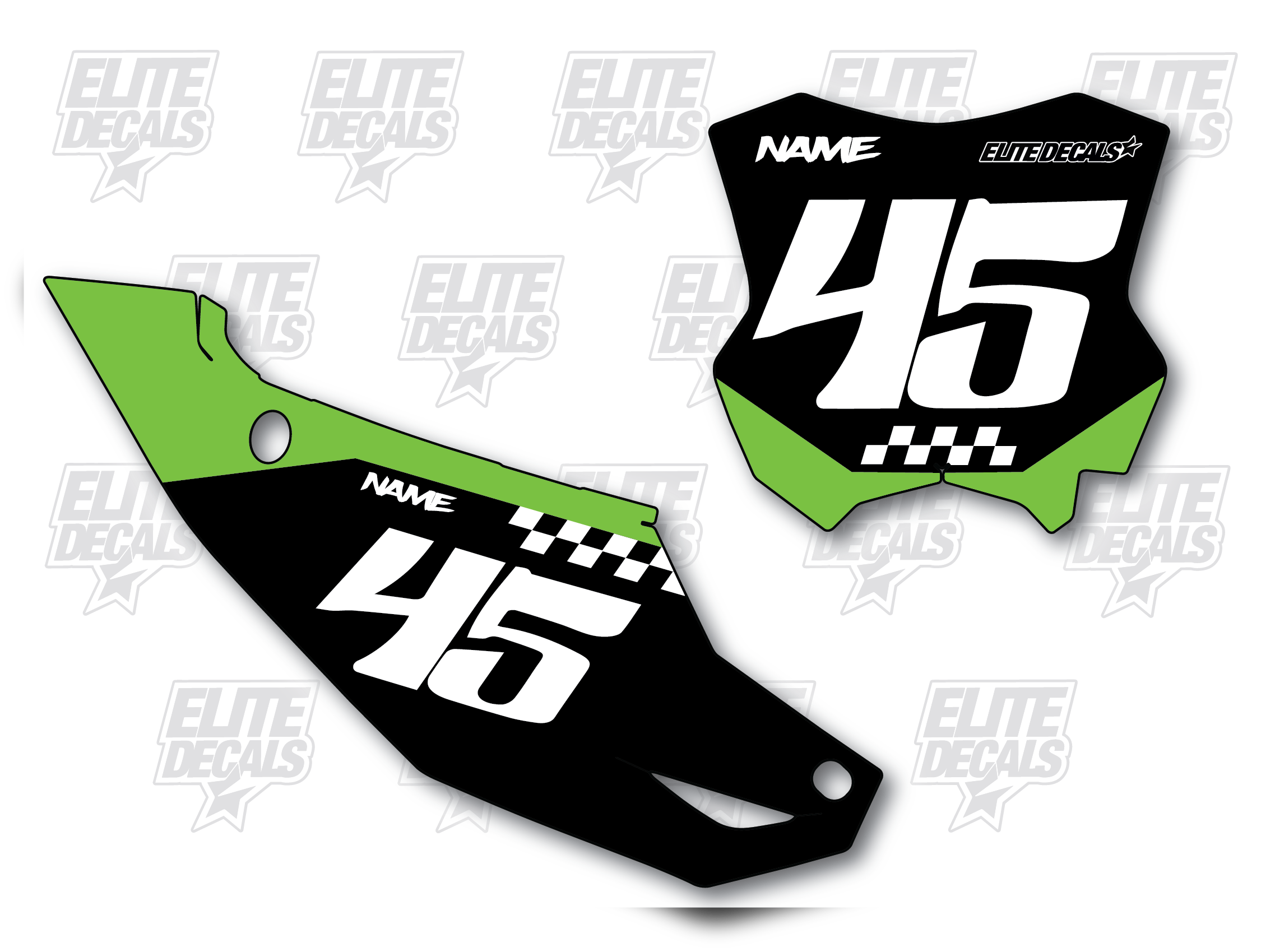 Kawasaki Number Plates 5.1