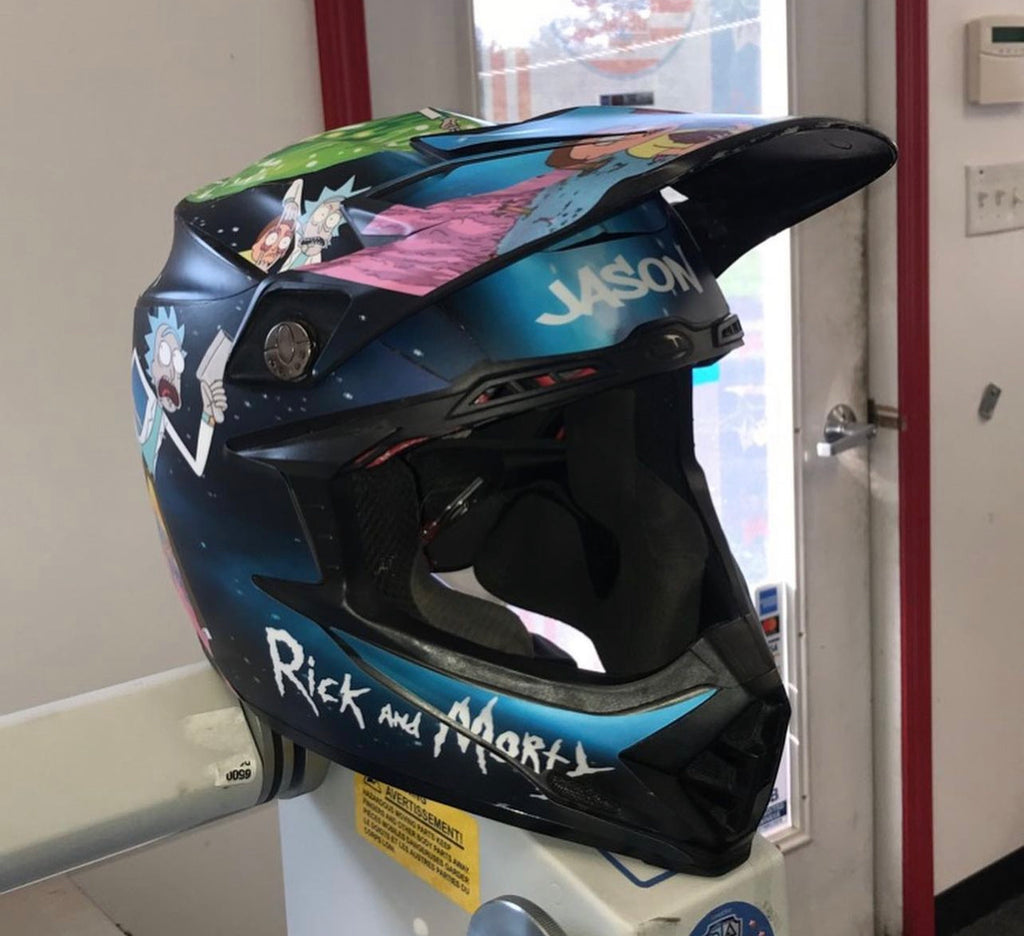 Custom Helmet Wraps