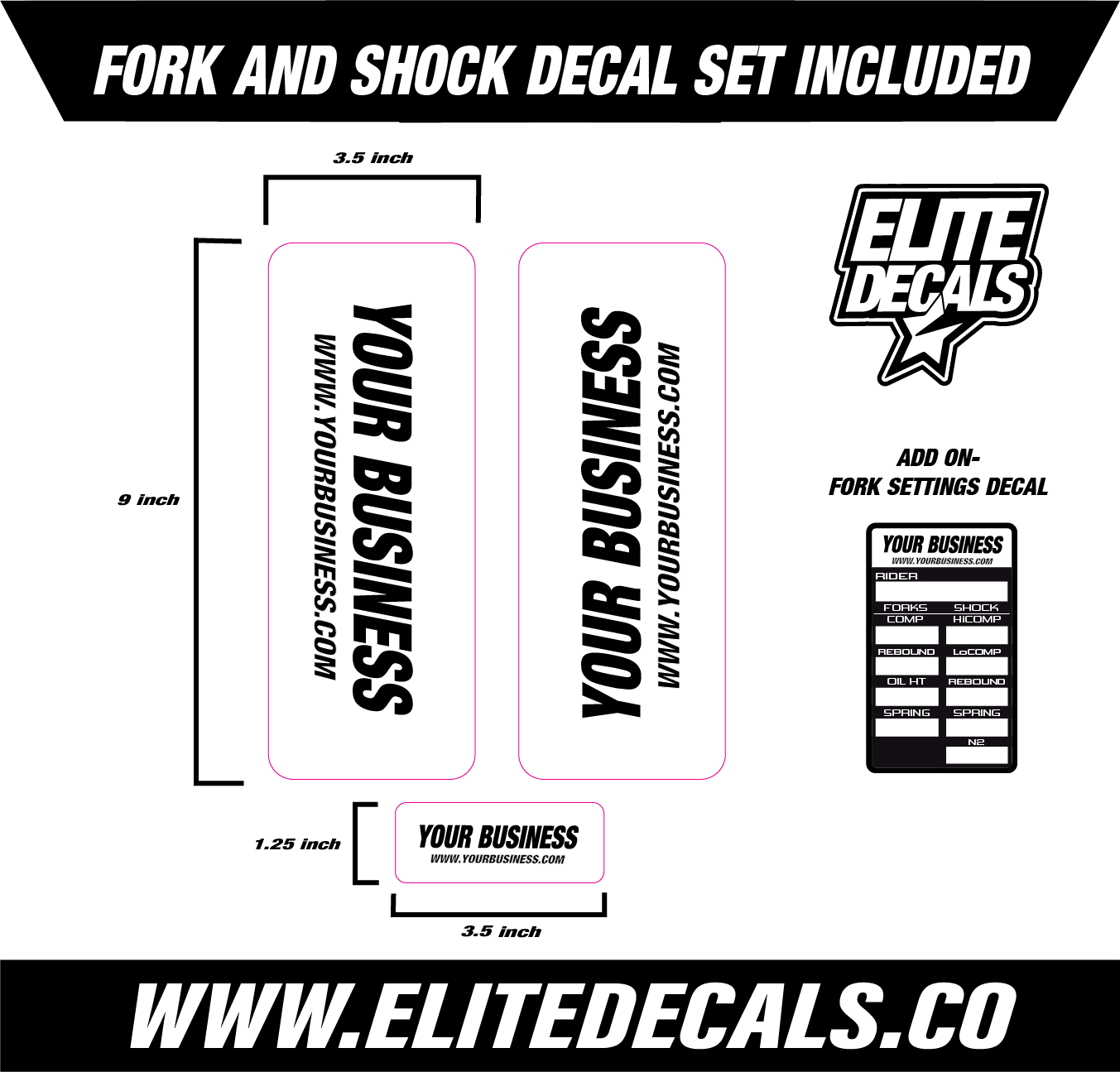 Suspension Decals